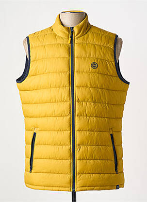 Doudoune poches sans capuche jaune TBS homme