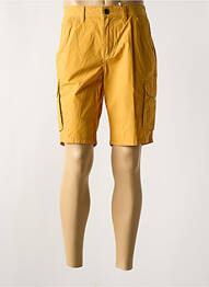 Bermuda tissage popeline taille normale jaune TBS homme