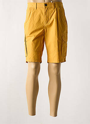 Bermuda tissage popeline taille normale jaune TBS homme
