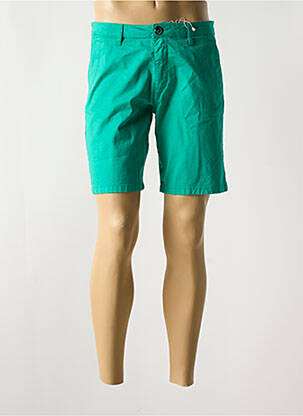 Bermuda stretch taille normale vert TBS homme