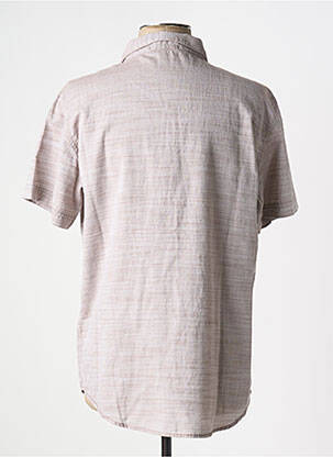 Chemise manches courtes coupe cintrée marron SUN VALLEY homme