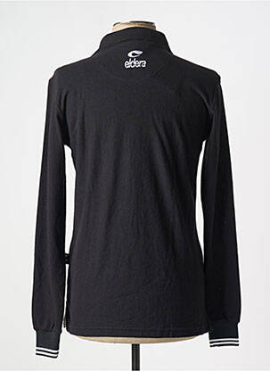 Polo manches longues manches longues noir ELDERA homme