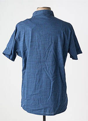Chemise manches courtes poches bleu SUN VALLEY homme