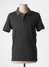 Polo tissage jersey manches courtes noir SUN VALLEY homme