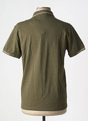Polo tissage jersey manches courtes vert SUN VALLEY homme