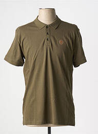 Polo stretch manches courtes vert SUN VALLEY homme