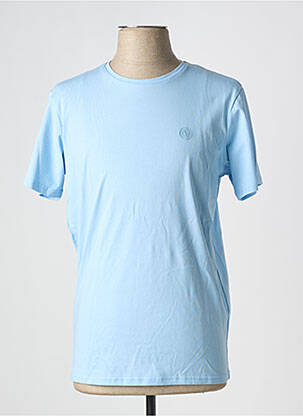 T-shirt stretch manches courtes bleu SUN VALLEY homme