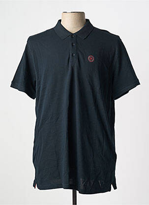 Polo stretch manches courtes noir SUN VALLEY homme