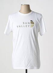 T-shirt blanc SUN VALLEY pour homme seconde vue