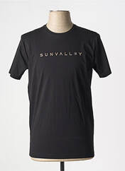 T-shirt noir SUN VALLEY pour homme seconde vue