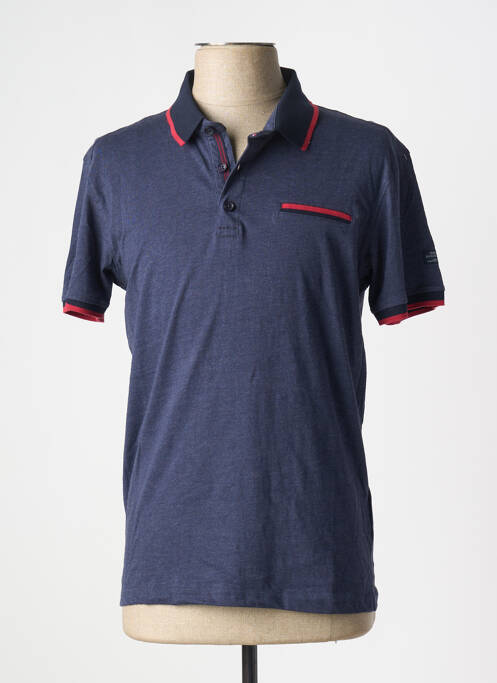 Polo bleu SUN VALLEY pour homme