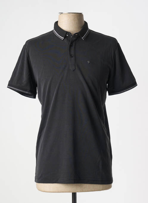 Polo noir SUN VALLEY pour homme
