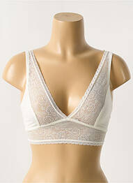 Soutien-gorge sans armature bralettes beige YSABEL MORA femme