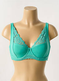 Soutien-gorge légère et transparente haut soutien-gorge emboitant vert YSABEL MORA femme