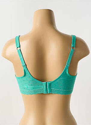 Soutien-gorge légère et transparente haut soutien-gorge emboitant vert YSABEL MORA femme