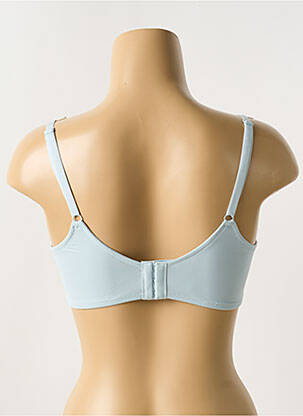 Soutien-gorge effet matière satinée haut soutien-gorge moulé bleu YSABEL MORA femme