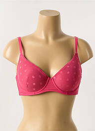 Soutien-gorge légère et transparente haut soutien-gorge moulé rose YSABEL MORA femme