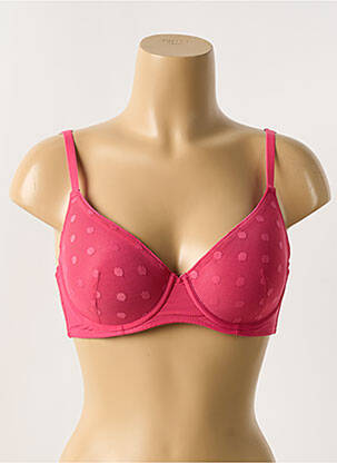 Soutien-gorge légère et transparente haut soutien-gorge moulé rose YSABEL MORA femme