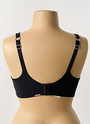 Soutien-gorge effet matière satinée haut soutien-gorge emboitant noir YSABEL MORA femme