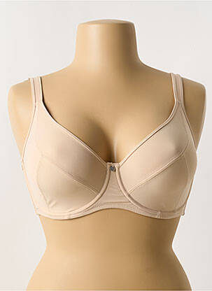 Soutien-gorge effet matière satinée haut soutien-gorge emboitant chair YSABEL MORA femme