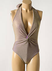 Maillot de bain 1 pièce or GARCONNE pour femme seconde vue