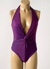 Maillot de bain 1 pièce violet GARCONNE pour femme seconde vue
