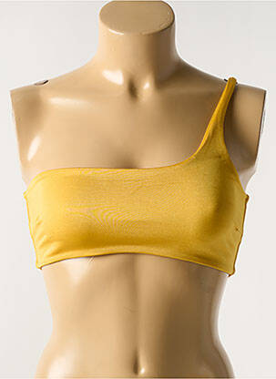 Haut de maillot de bain stretch brassieres jaune SWIMETIS femme