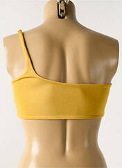 Haut de maillot de bain jaune SWIMETIS pour femme seconde vue