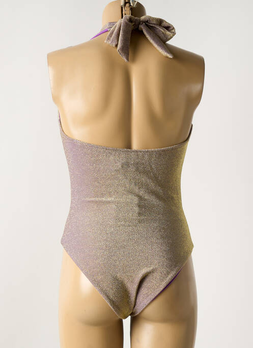 Maillot de bain 1 pièce or GARCONNE pour femme