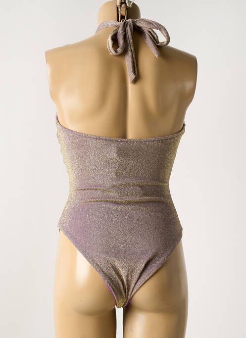 Maillot de bain 1 pièce or GARCONNE pour femme