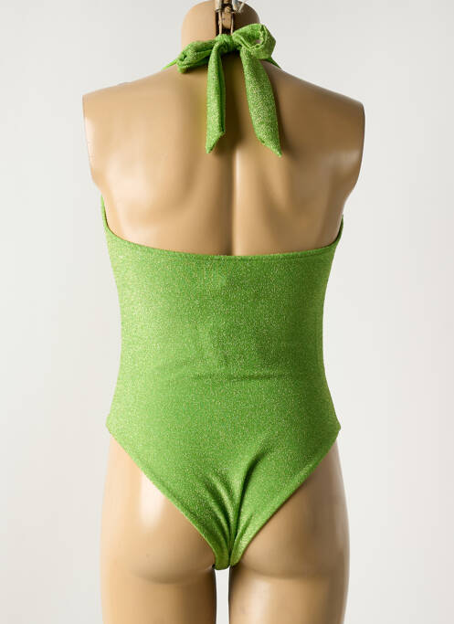Maillot de bain 1 pièce vert GARCONNE pour femme