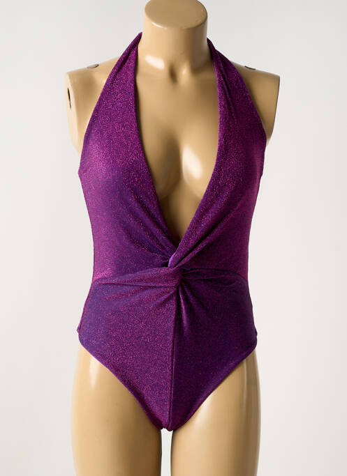 Maillot de bain 1 pièce violet GARCONNE pour femme