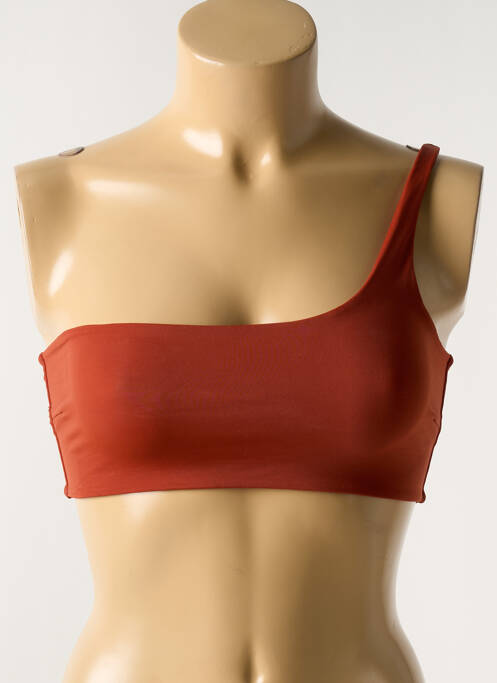 Haut de maillot de bain rouge SWIMETIS pour femme