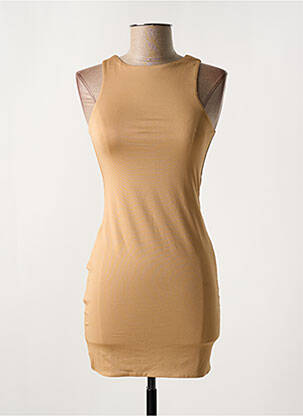 Robe courte sans manche sans manche marron VERA & LUCY femme