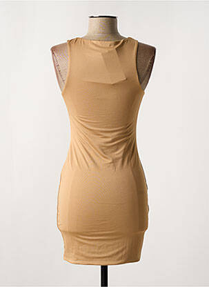 Robe courte sans manche sans manche marron VERA & LUCY femme
