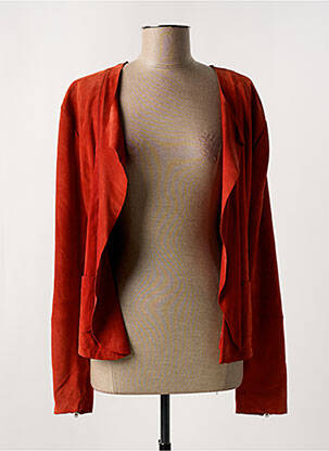 Veste casual coupe droite orange MONTEREGGI POINT femme