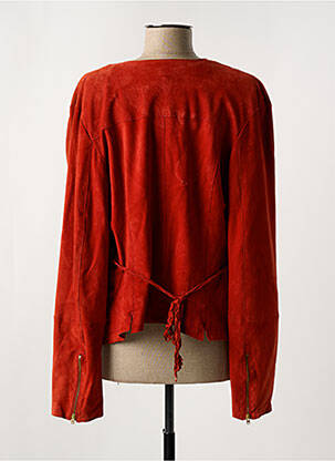 Veste casual coupe droite orange MONTEREGGI POINT femme