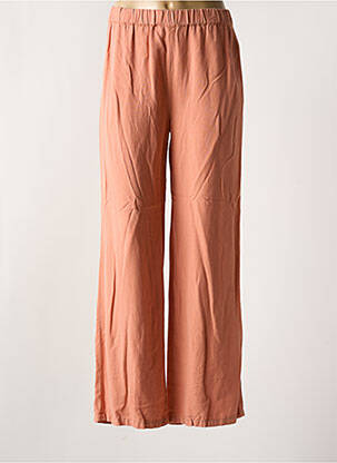 Pantalon large taille normale taille normale orange REIKO femme