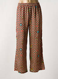 Pantalon large poches taille normale rouge VIE TA VIE femme