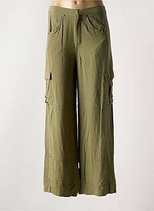 Pantalon cargo poches taille normale vert SKATÏE femme