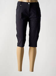 Pantacourt stretch taille normale noir AGATHE & LOUISE femme