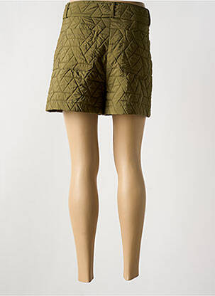 Short fermeture zippée sous rabat boutonné taille normale vert JANIS & JOHN femme