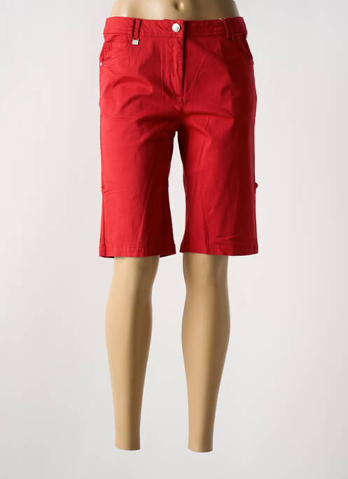 Bermuda rouge AGATHE & LOUISE pour femme