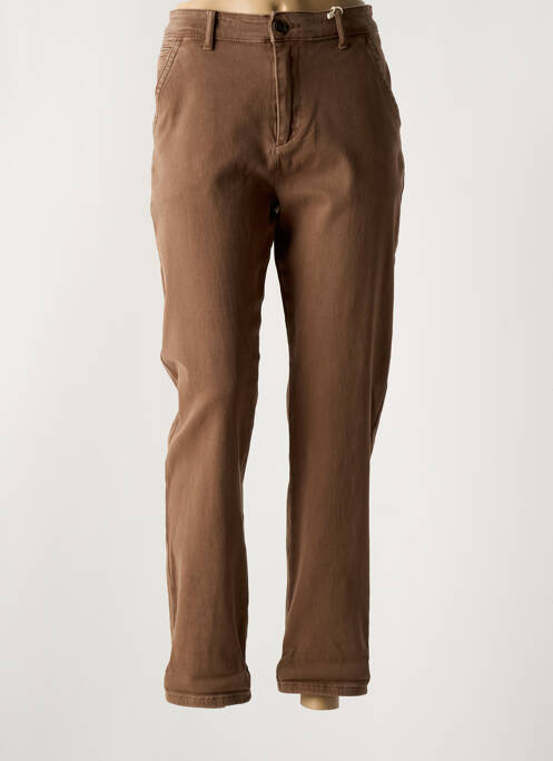 Jeans coupe slim marron ONADO pour femme