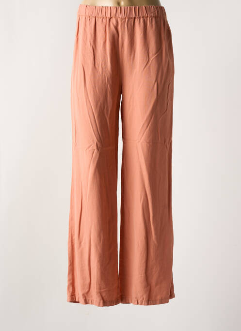 Pantalon large orange REIKO pour femme