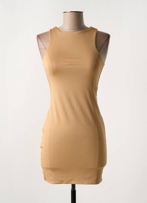 Robe courte marron VERA & LUCY pour femme