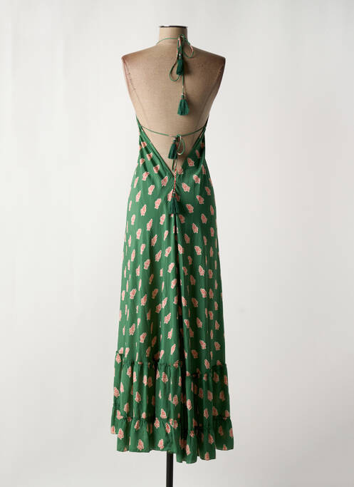 Robe longue vert GOA pour femme