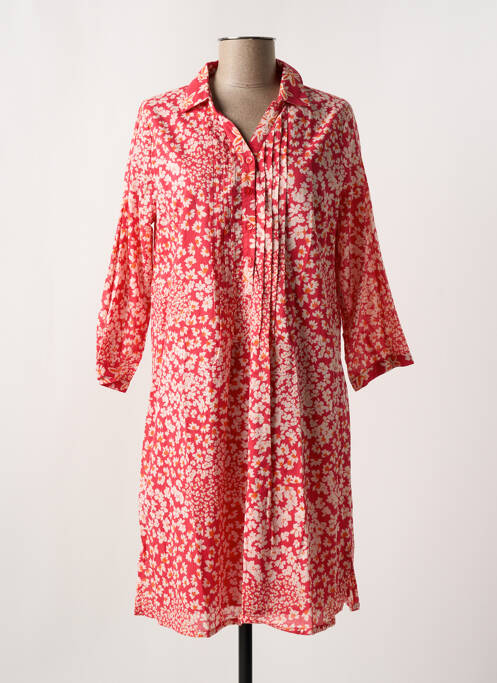 Robe mi-longue rose AGATHE & LOUISE pour femme