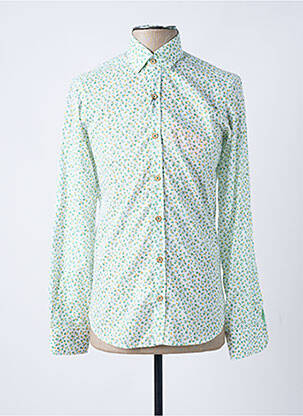 Chemise manches longues imprimé fantaisie vert DARIO BELTRAN homme