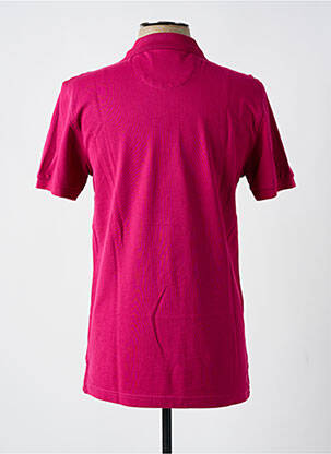 Polo coupe cintrée manches courtes rose DARIO BELTRAN homme